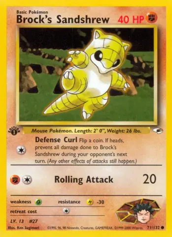 Brock's Sandshrew · 71