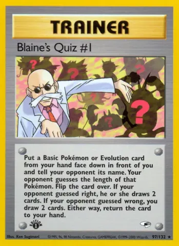 Blaine's Quiz #1 · 97