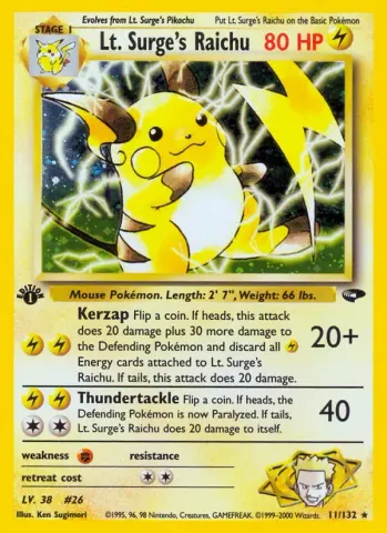 Lt. Surge's Raichu · 11