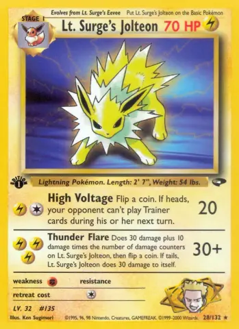 Lt. Surge's Jolteon · 28