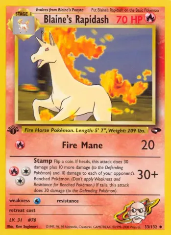 Blaine's Rapidash · 33
