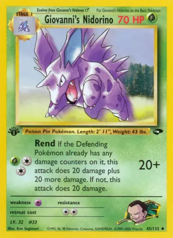 Giovanni's Nidorino · 45