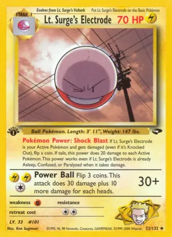Lt. Surge's Electrode · 52