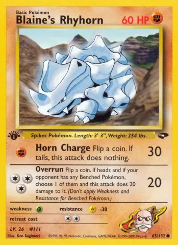 Blaine's Rhyhorn · 65