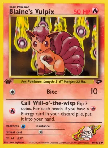 Blaine's Vulpix · 66
