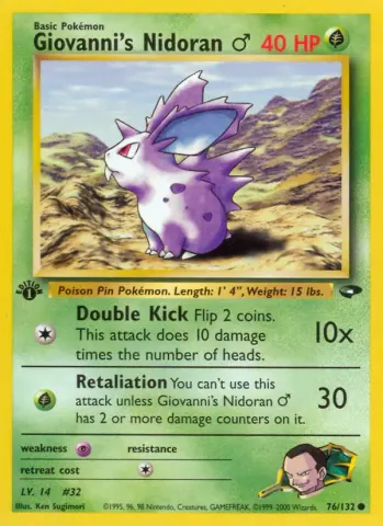 Giovanni's Nidoran ♂ · 76