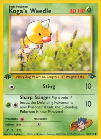 Koga's Weedle · 82