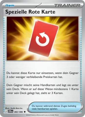 Spezielle Rote Karte · 082