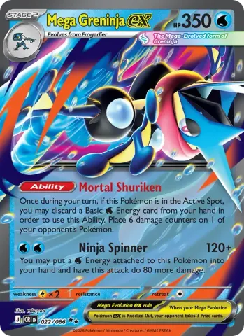 Mega Greninja ex · 022