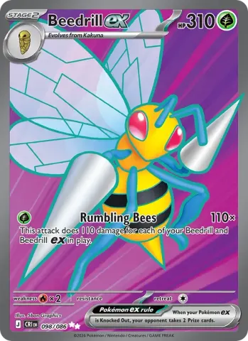Beedrill ex · 098