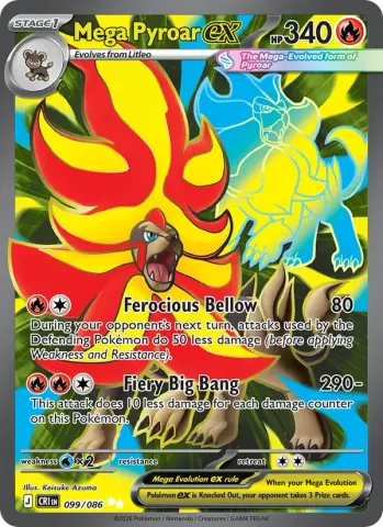 Mega Pyroar ex · 099