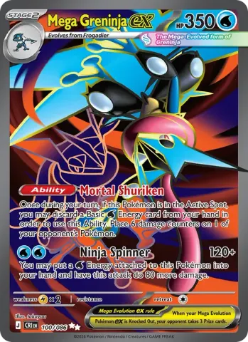 Mega Greninja ex · 100