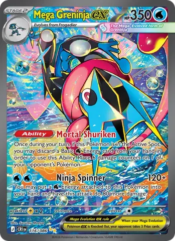 Mega Greninja ex · 116