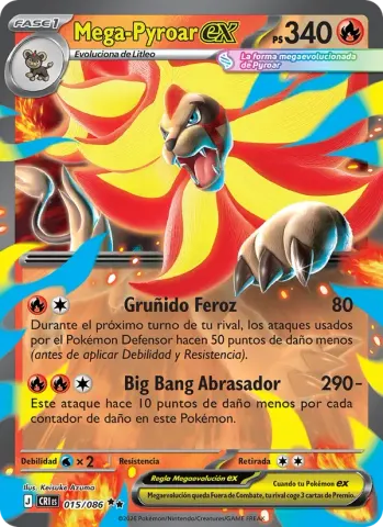 Mega-Pyroar ex · 015