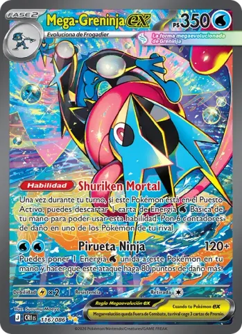 Mega-Greninja ex · 116