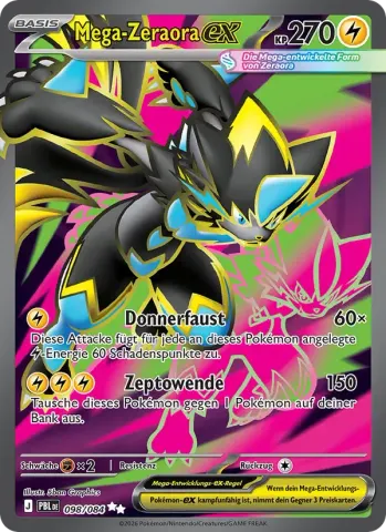 Mega-Zeraora-ex · 098