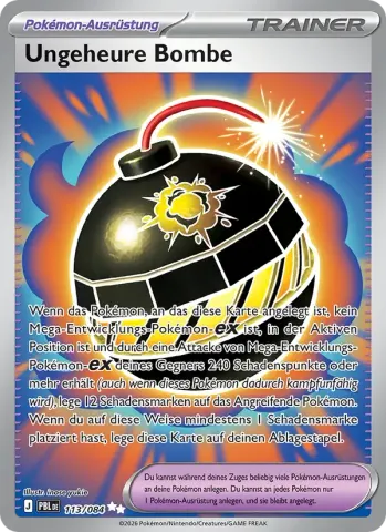 Ungeheure Bombe · 113