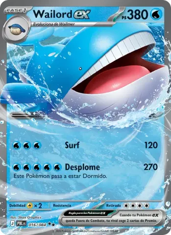 Wailord ex · 016