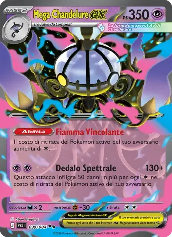 Mega Chandelure-ex · 038
