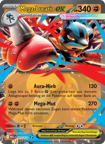 Mega-Lucario-ex · 077