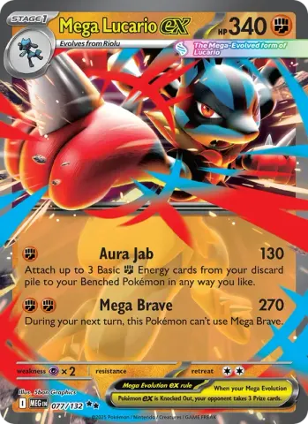 Mega Lucario ex · 077