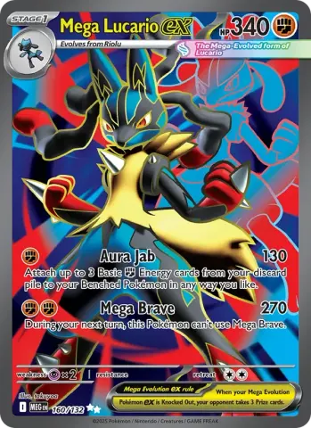 Mega Lucario ex · 160