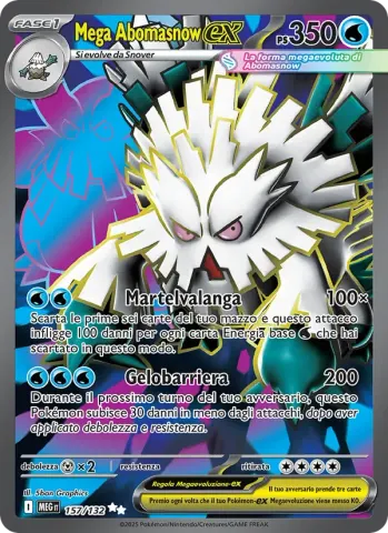 Mega Abomasnow-ex · 157