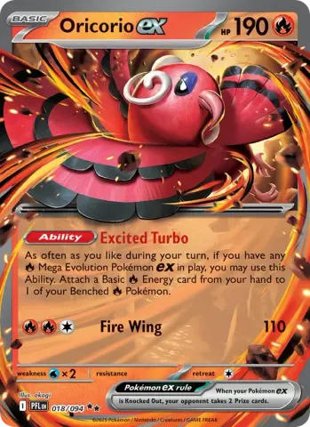Oricorio ex · 018