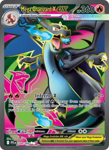 Mega Charizard X ex · 109