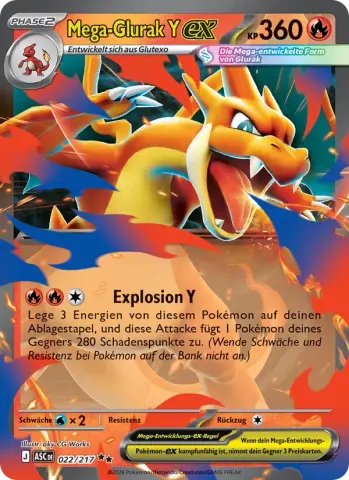 Mega-Glurak Y-ex · 022