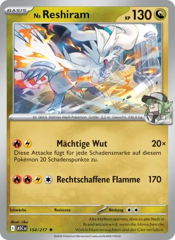 Ns Reshiram · 154