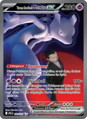 Team Rockets Mewtu-ex · 281