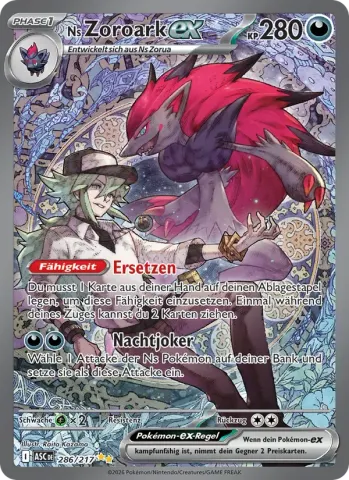 Ns Zoroark-ex · 286