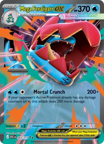 Mega Feraligatr ex · 043