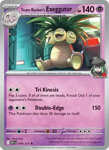 Team Rocket's Exeggutor · 078