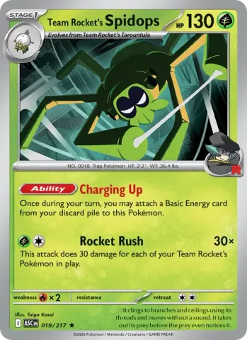 Team Rocket's Spidops · 019