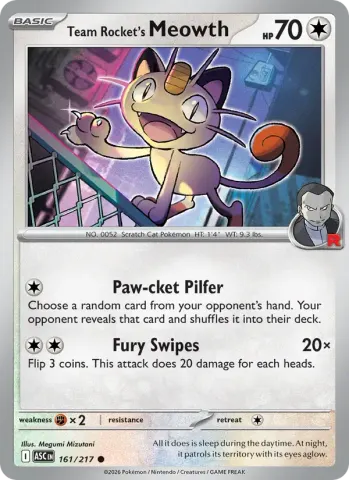 Team Rocket's Meowth · 161