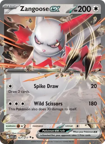 Zangoose ex · 167