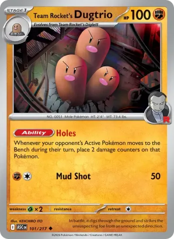 Team Rocket's Dugtrio · 101