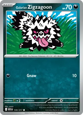 Galarian Zigzagoon · 130