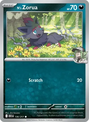 N's Zorua · 136