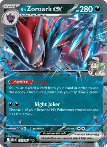 N's Zoroark ex · 137