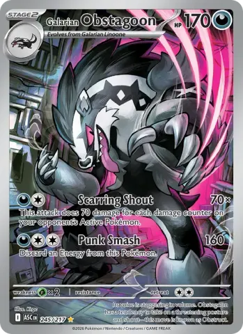 Galarian Obstagoon · 245