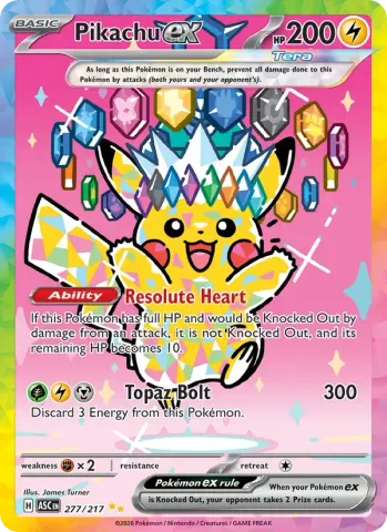 Pikachu ex · 277