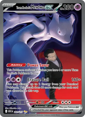 Team Rocket's Mewtwo ex · 281