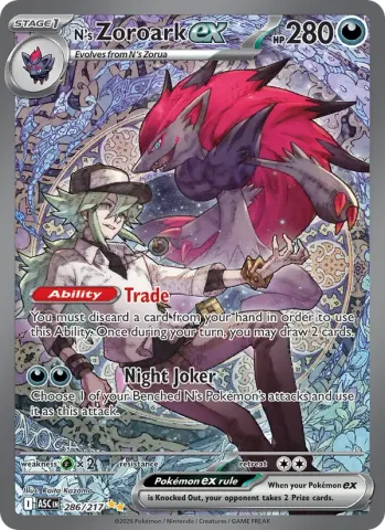N's Zoroark ex · 286