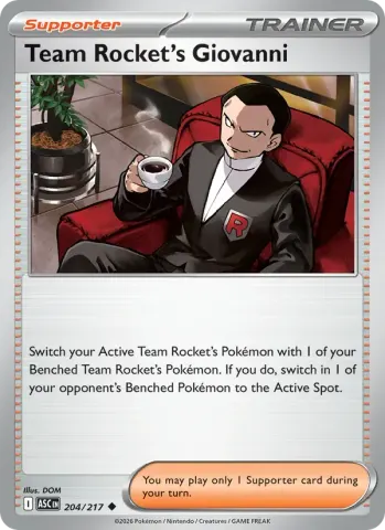 Team Rocket's Giovanni · 204