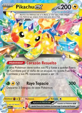 Pikachu ex · 057