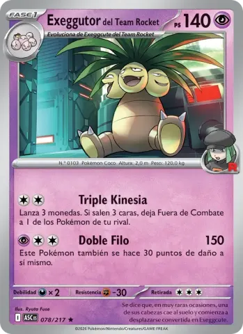 Exeggutor del Team Rocket · 078