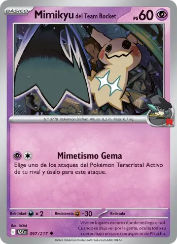 Mimikyu del Team Rocket · 097